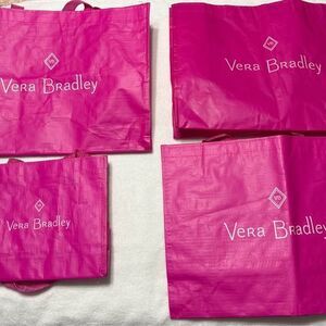 Hot Pink Vera Bradley Reusable Totes
